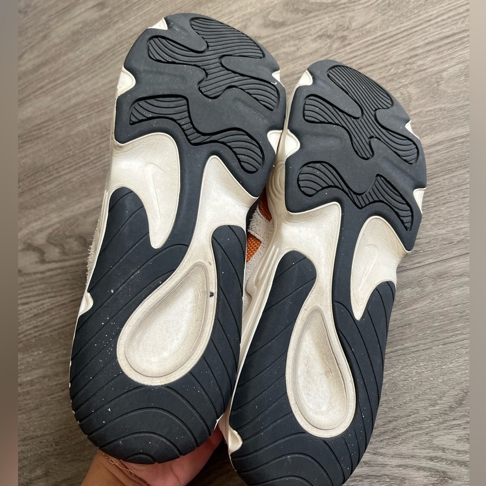 Nike Gray & Orange Tech Hera Sneakers Athletic Shoes Size 15 Men’s - Picture 6 of 10